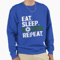 Eat Sleep Soccer Repeat Sweatshirt - Trendy Graphic for Adults - T-Shirt, Sweatshirt, Hoodie