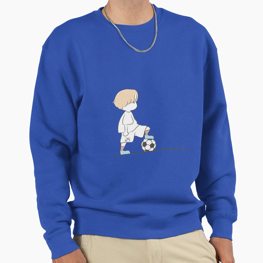 Real Football Sweatshirt - Aesthetic Graphic for Adults - T-Shirt, Sweatshirt, Hoodie