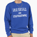 Tailgates And Touchdowns Sweatshirt - Minimalist Print Unisex - T-Shirt, Sweatshirt, Hoodie