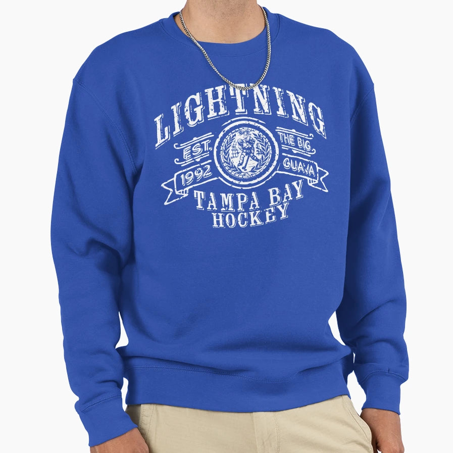 Lightning Hockey Sweatshirt - Streetwear Style Unisex - T-Shirt, Sweatshirt, Hoodie