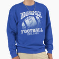 Indianapolis Football Sweatshirt - Graphic Print Men Women - T-Shirt, Sweatshirt, Hoodie