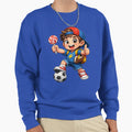 Excited Soccer And Lollipop Sweatshirt - Custom Art Print for Adults - T-Shirt, Sweatshirt, Hoodie