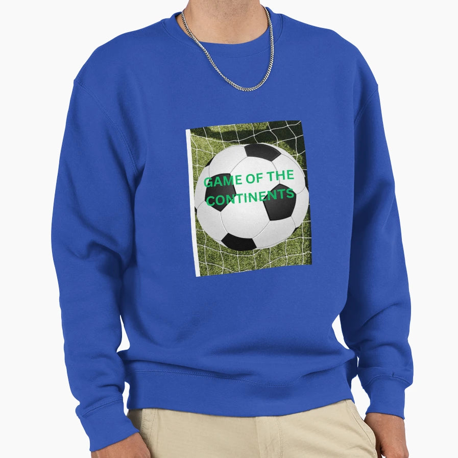 Football Game Continents Sweatshirt - Minimalist Print Men Women - T-Shirt, Sweatshirt, Hoodie