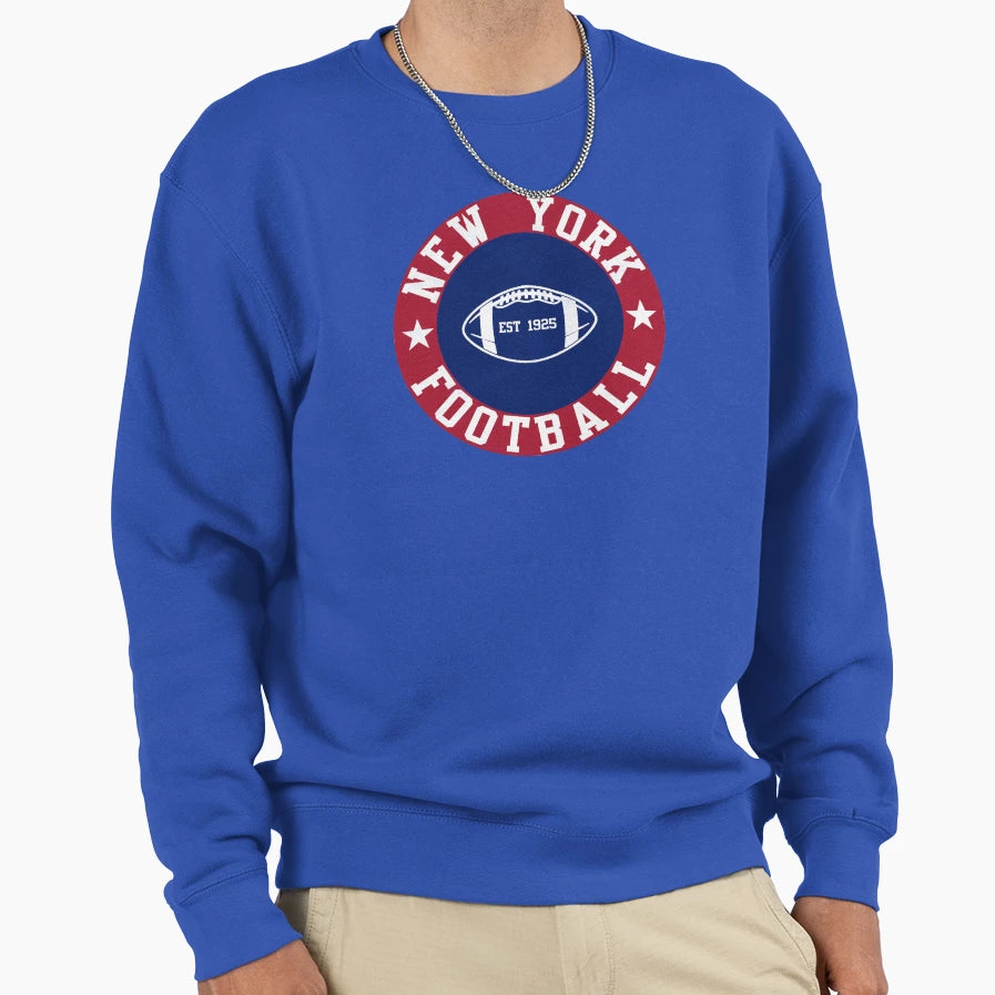 New York Football Sweatshirt - Graphic Print for Adults - T-Shirt, Sweatshirt, Hoodie