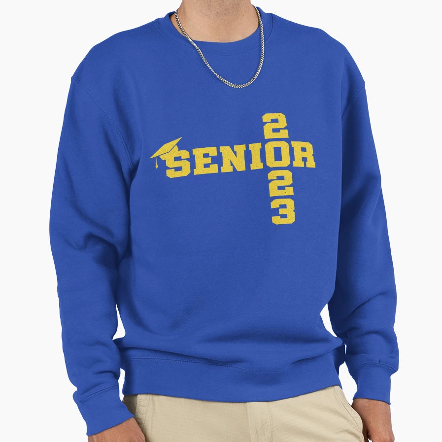 Senior 2023 Class 2023 2023 Sweatshirt - Minimalist Print Men Women - T-Shirt, Sweatshirt, Hoodie