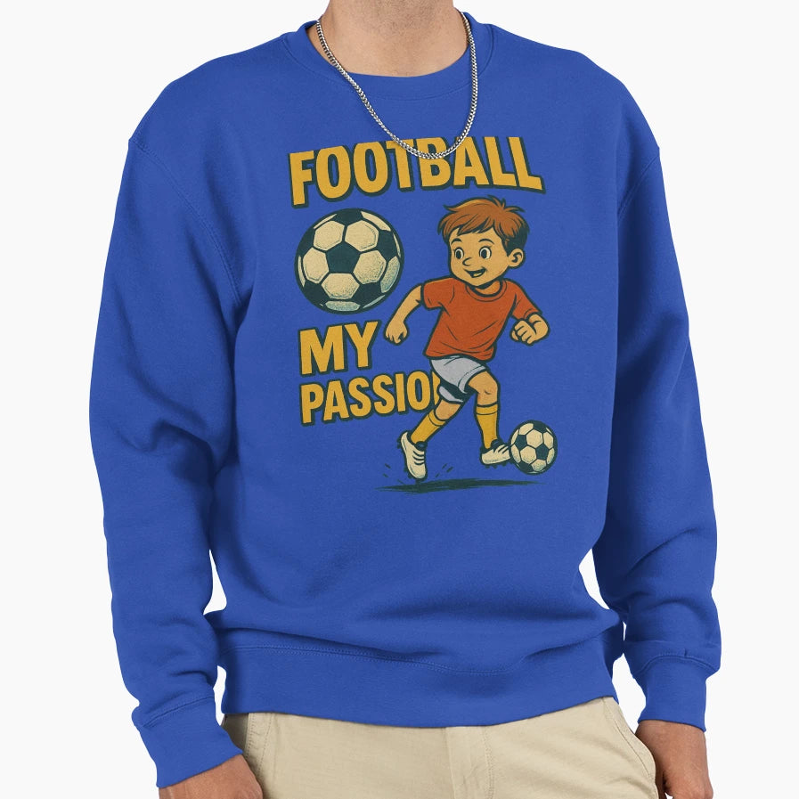 Player Passion Football Soccer Sports T-Shirt - Fun Novelty Design Unisex - T-Shirt, Sweatshirt, Hoodie