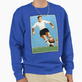 Black And White Player Sweatshirt - Aesthetic Graphic Men Women - T-Shirt, Sweatshirt, Hoodie