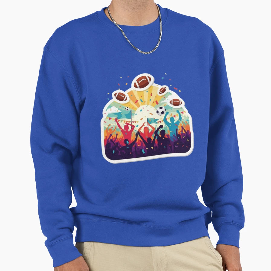 Summer Sports Celebration Sweatshirt - Casual Everyday Wear for Adults - T-Shirt, Sweatshirt, Hoodie