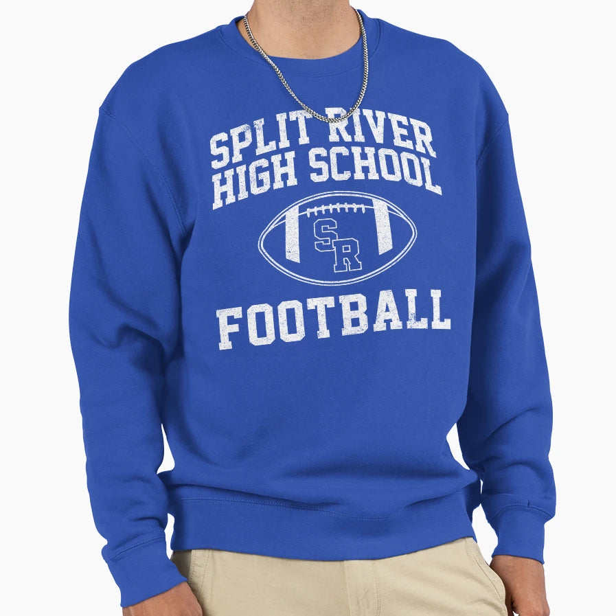 Split River High School Football Sweatshirt - Streetwear Style for Adults - T-Shirt, Sweatshirt, Hoodie