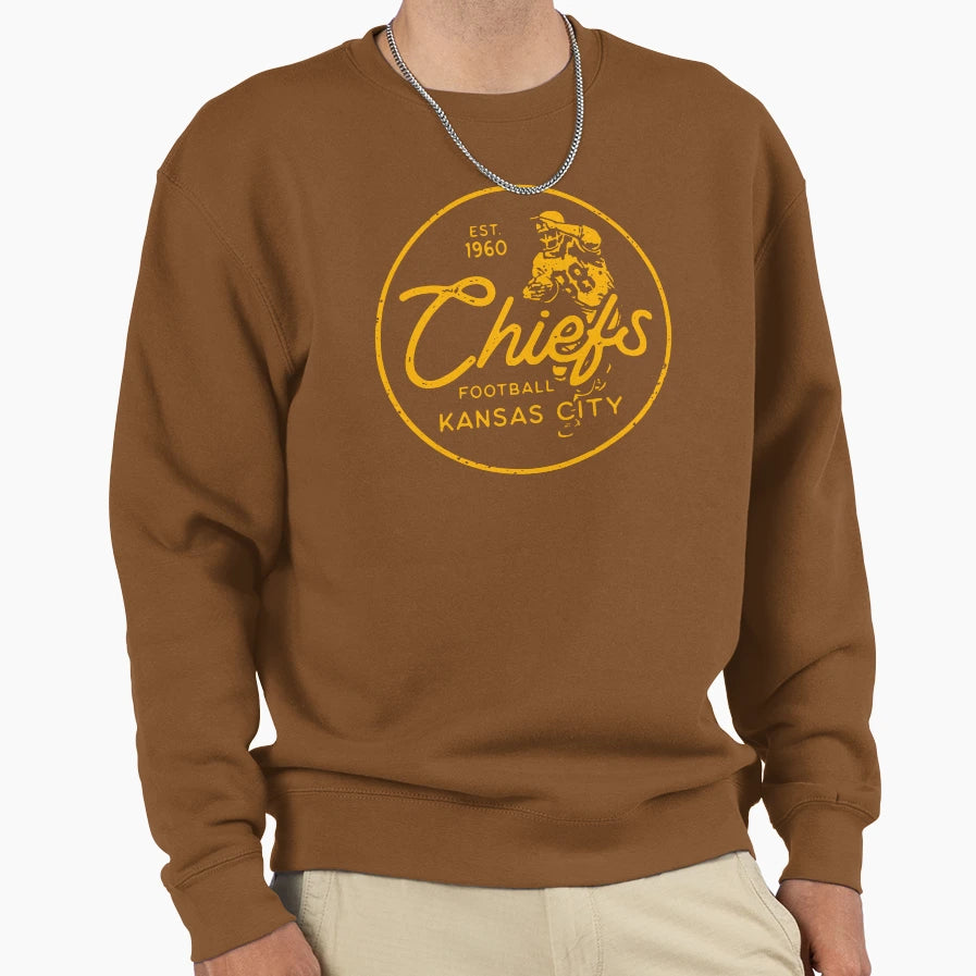 Chiefs Runningback Sweatshirt - Minimalist Print for Adults - T-Shirt, Sweatshirt, Hoodie