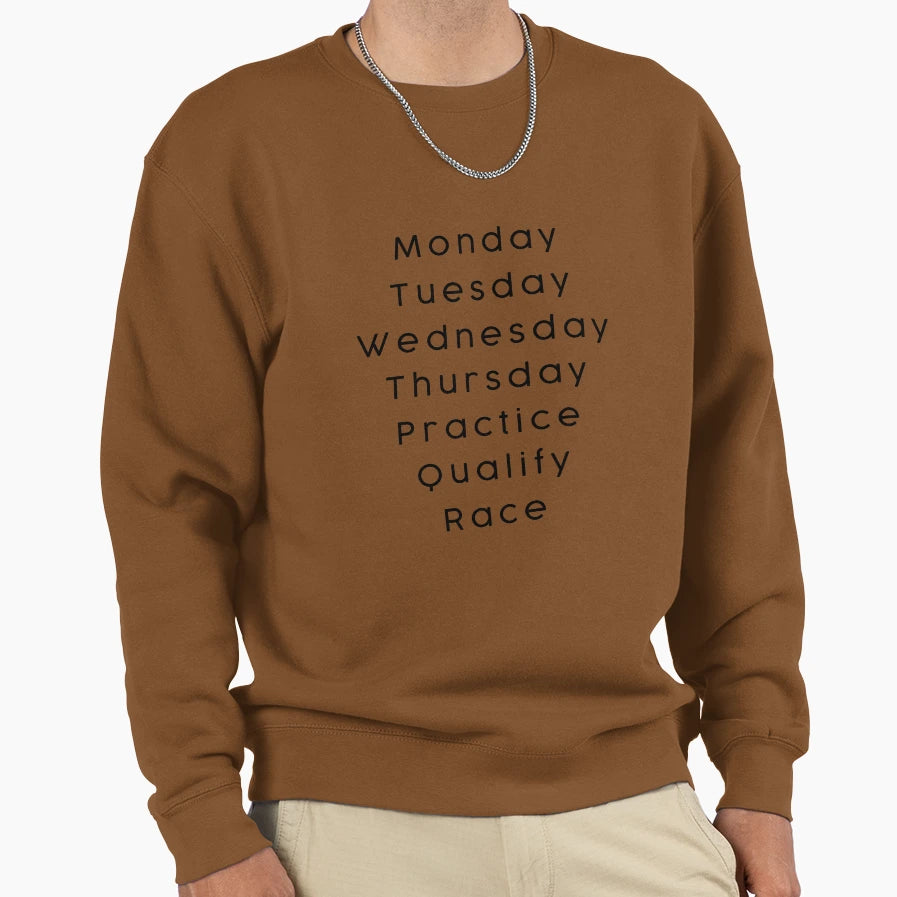 Practice Qualify Race Sweatshirt - Aesthetic Graphic Unisex - T-Shirt, Sweatshirt, Hoodie