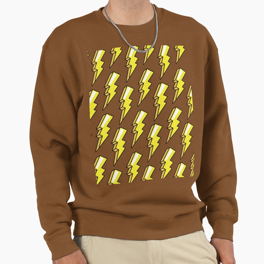 Lightning Pop Art Sweatshirt - Fun Novelty Design Unisex - T-Shirt, Sweatshirt, Hoodie