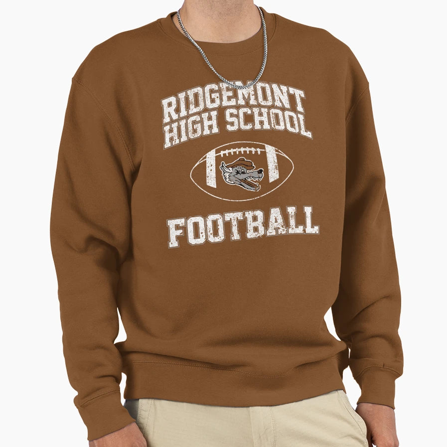 Ridgemont High School Football Sweatshirt - Aesthetic Graphic Men Women - T-Shirt, Sweatshirt, Hoodie