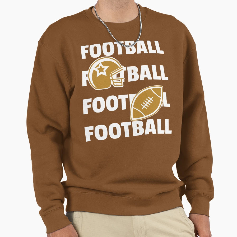 Football Lover Sweatshirt - Novelty Apparel Men Women - T-Shirt, Sweatshirt, Hoodie