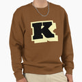 Letter K Street Art Typography Monogram Sweatshirt - Trendy Graphic Unisex - T-Shirt, Sweatshirt, Hoodie