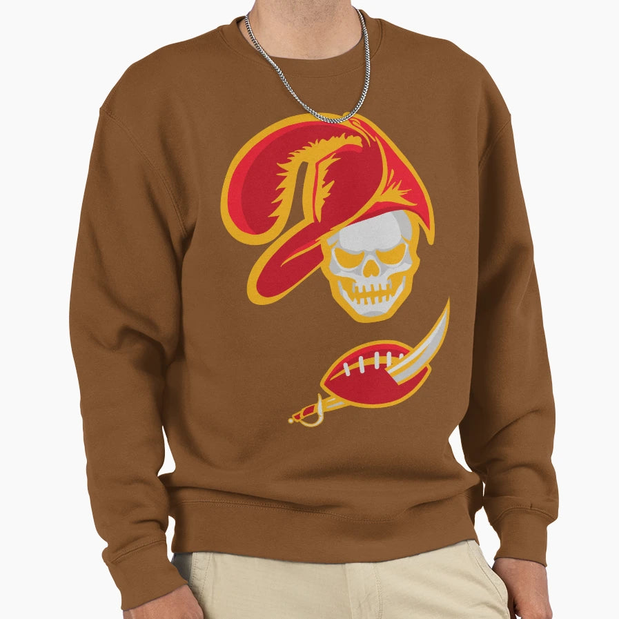 Bucs Football Mashup Sweatshirt - Aesthetic Graphic for Adults - T-Shirt, Sweatshirt, Hoodie