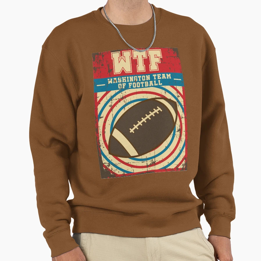 Wtf Washington Team Football Meme Sweatshirt - Aesthetic Graphic for Adults - T-Shirt, Sweatshirt, Hoodie