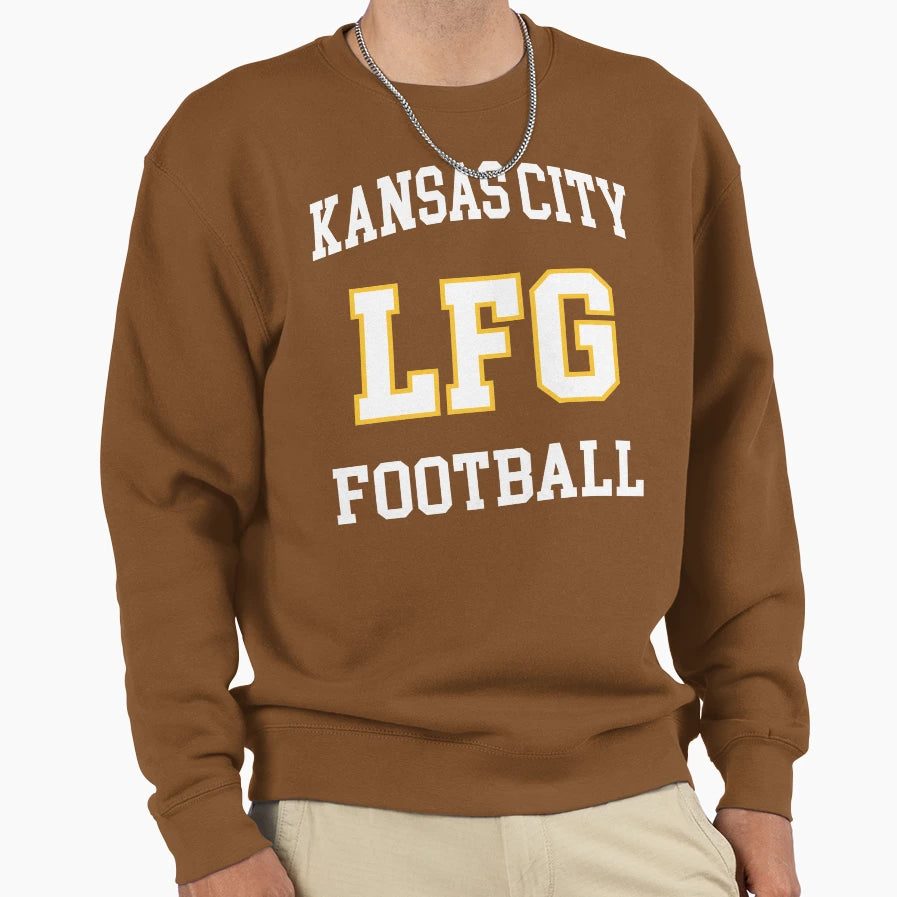 Kansas City Football Lfg Sweatshirt - Streetwear Style for Adults - T-Shirt, Sweatshirt, Hoodie