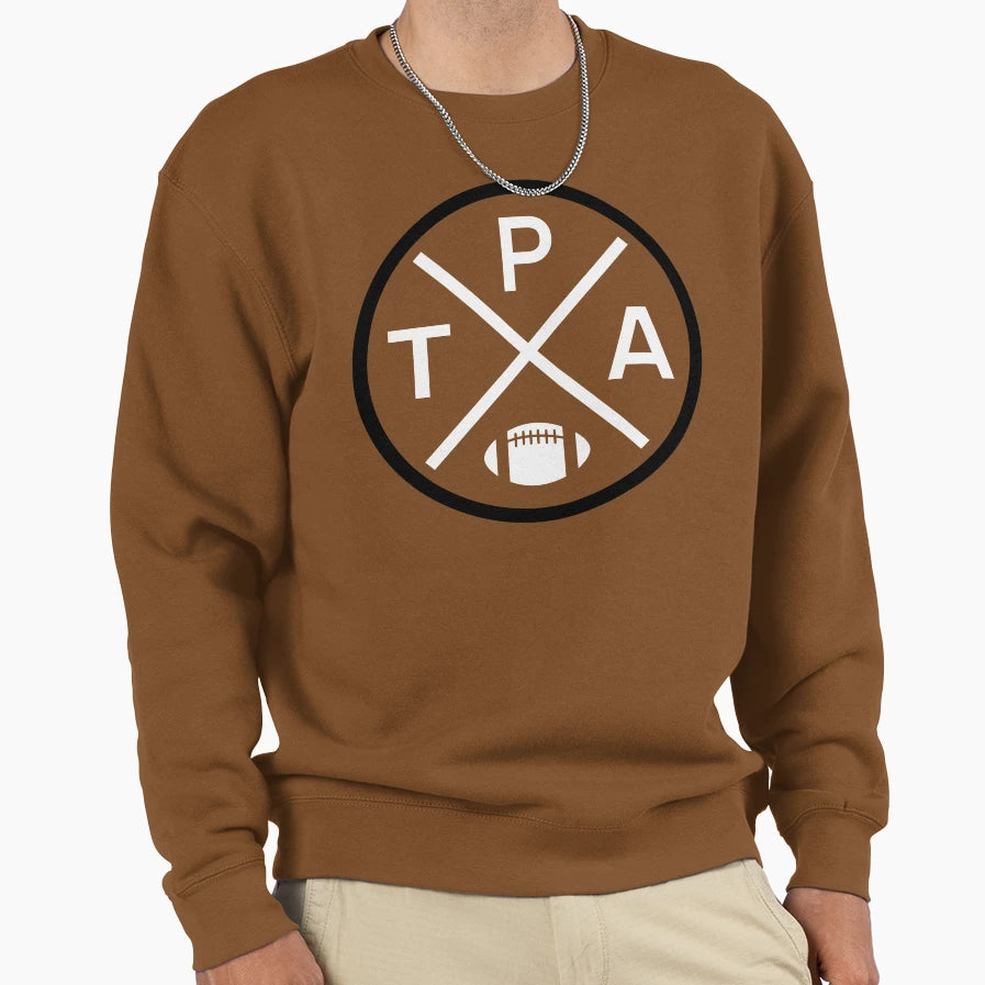 Tampa Bay Football Emblem Tpa Sweatshirt - Unique Graphic Unisex - T-Shirt, Sweatshirt, Hoodie