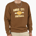 Kansas City Football Sweatshirt - Custom Art Print Men Women - T-Shirt, Sweatshirt, Hoodie