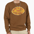 Bbq And Football Red Gold Sweatshirt - Casual Everyday Wear Men Women - T-Shirt, Sweatshirt, Hoodie