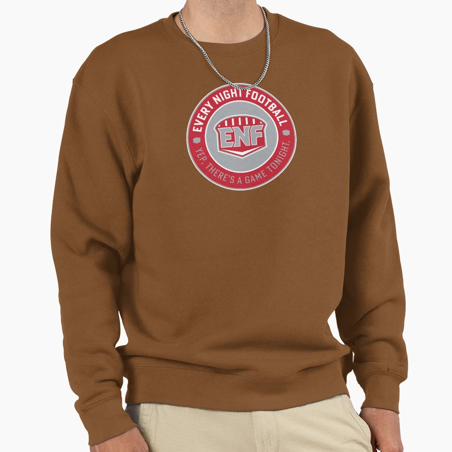 Every Night Football Circular Sweatshirt - Fun Novelty Design Men Women - T-Shirt, Sweatshirt, Hoodie