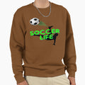 Soccer Life Sweatshirt - Minimalist Print Men Women - T-Shirt, Sweatshirt, Hoodie