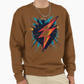 Thunder Inspired Minimalist Art Sweatshirt - Custom Art Print for Adults - T-Shirt, Sweatshirt, Hoodie