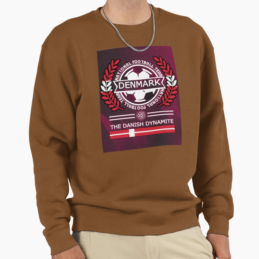 Denmark New Football Supporters Sweatshirt - Aesthetic Graphic Men Women - T-Shirt, Sweatshirt, Hoodie