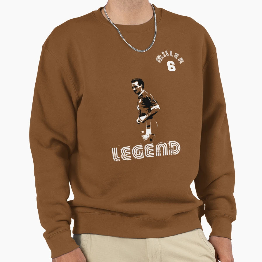 Aberdeen Legend Willie Miller Sweatshirt - Trendy Graphic Men Women - T-Shirt, Sweatshirt, Hoodie