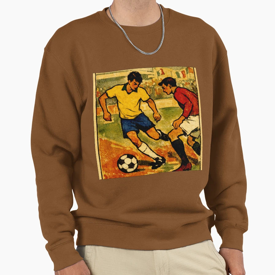 Football Soccer Beautiful Game Sweatshirt - Minimalist Print Men Women - T-Shirt, Sweatshirt, Hoodie