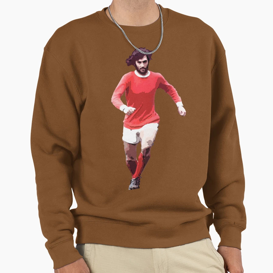 George Best Sweatshirt - Fun Novelty Design Men Women - T-Shirt, Sweatshirt, Hoodie