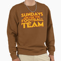 Sundays Are Football Team Fight Old T-Shirt - Casual Everyday Wear Unisex - T-Shirt, Sweatshirt, Hoodie