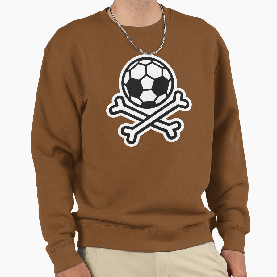 Soccer Skull Hooligan Sweatshirt - Streetwear Style Men Women - T-Shirt, Sweatshirt, Hoodie