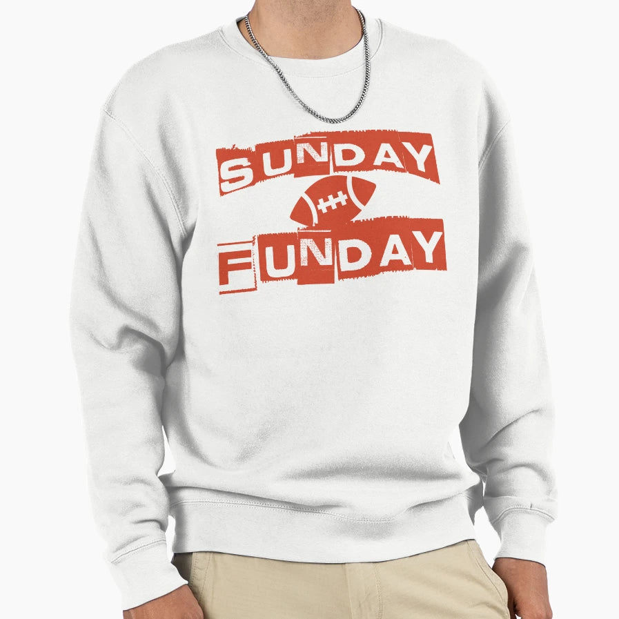 Sunday Funday Football 2024 Sweatshirt - Fun Novelty Design Men Women - T-Shirt, Sweatshirt, Hoodie