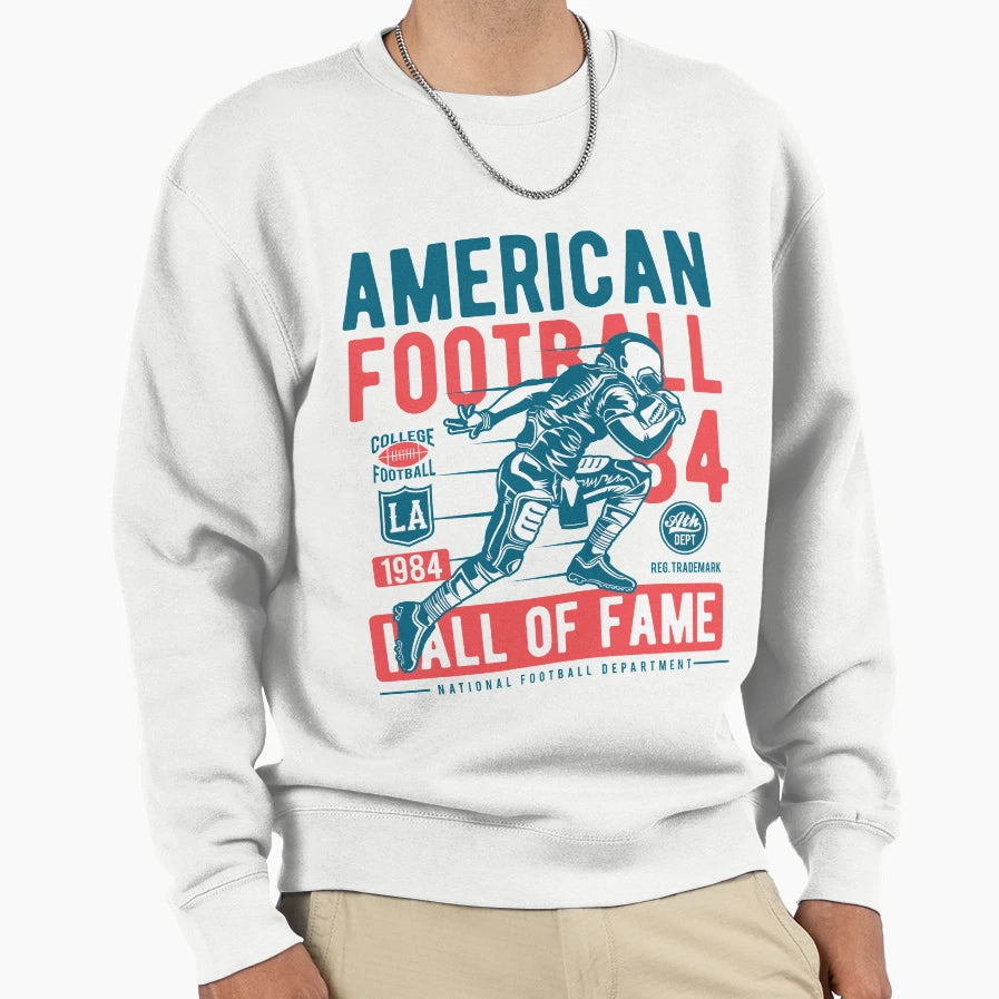 American Football Sweatshirt - Graphic Print Men Women - T-Shirt, Sweatshirt, Hoodie