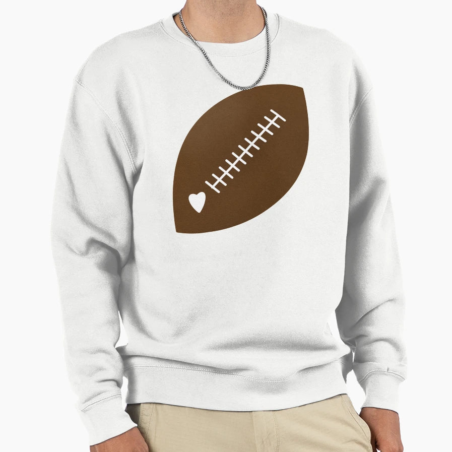 Football Love Sweatshirt - Unique Graphic for Adults - T-Shirt, Sweatshirt, Hoodie