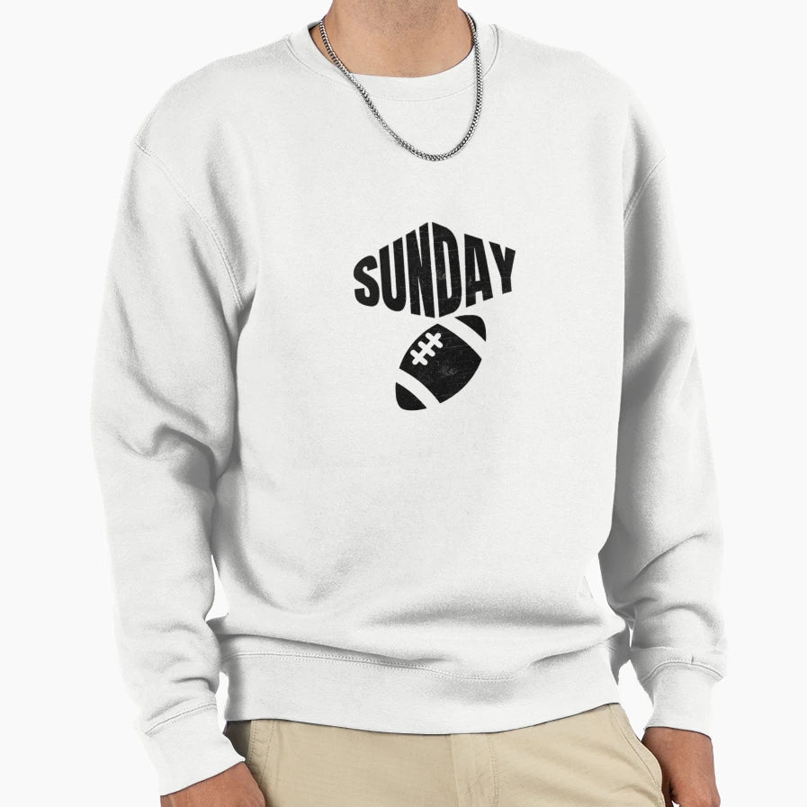 Sunday Football Fathers Day Gift Sweatshirt - Custom Art Print Men Women - T-Shirt, Sweatshirt, Hoodie