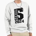 Seniors 2024 Sweatshirt - Aesthetic Graphic for Adults - T-Shirt, Sweatshirt, Hoodie