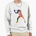 American Football Player Catching Sweatshirt - Minimalist Print Men Women - T-Shirt, Sweatshirt, Hoodie