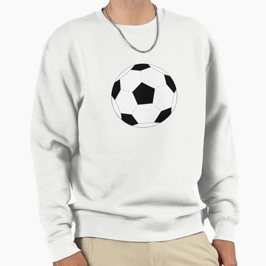 Soccer Ball Sweatshirt - Fun Novelty Design Men Women - T-Shirt, Sweatshirt, Hoodie