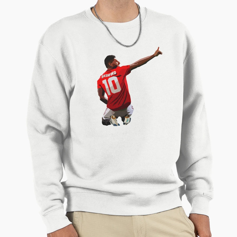 Marcus Rashford Sweatshirt - Custom Art Print Men Women - T-Shirt, Sweatshirt, Hoodie