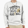 Sundays Are Jesus And Football Sweatshirt - Unique Graphic Unisex - T-Shirt, Sweatshirt, Hoodie