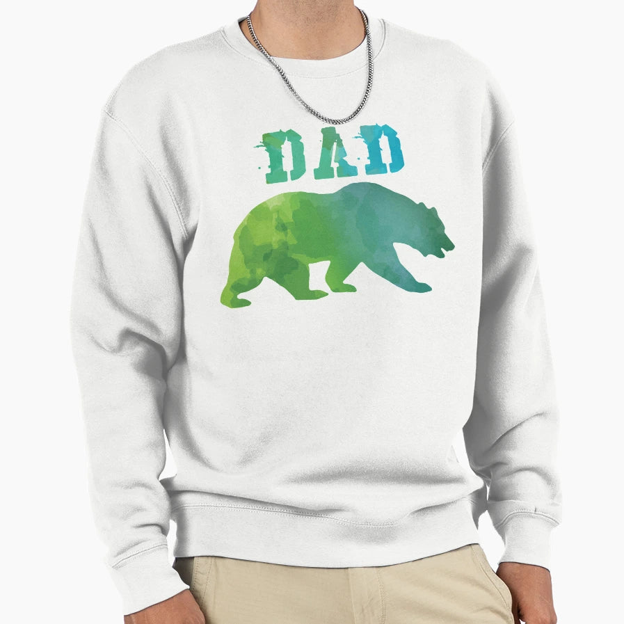 Dad Bear Sweatshirt - Graphic Print for Adults - T-Shirt, Sweatshirt, Hoodie