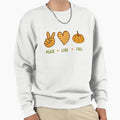 Peace Love Fall Sweatshirt - Aesthetic Graphic Unisex - T-Shirt, Sweatshirt, Hoodie