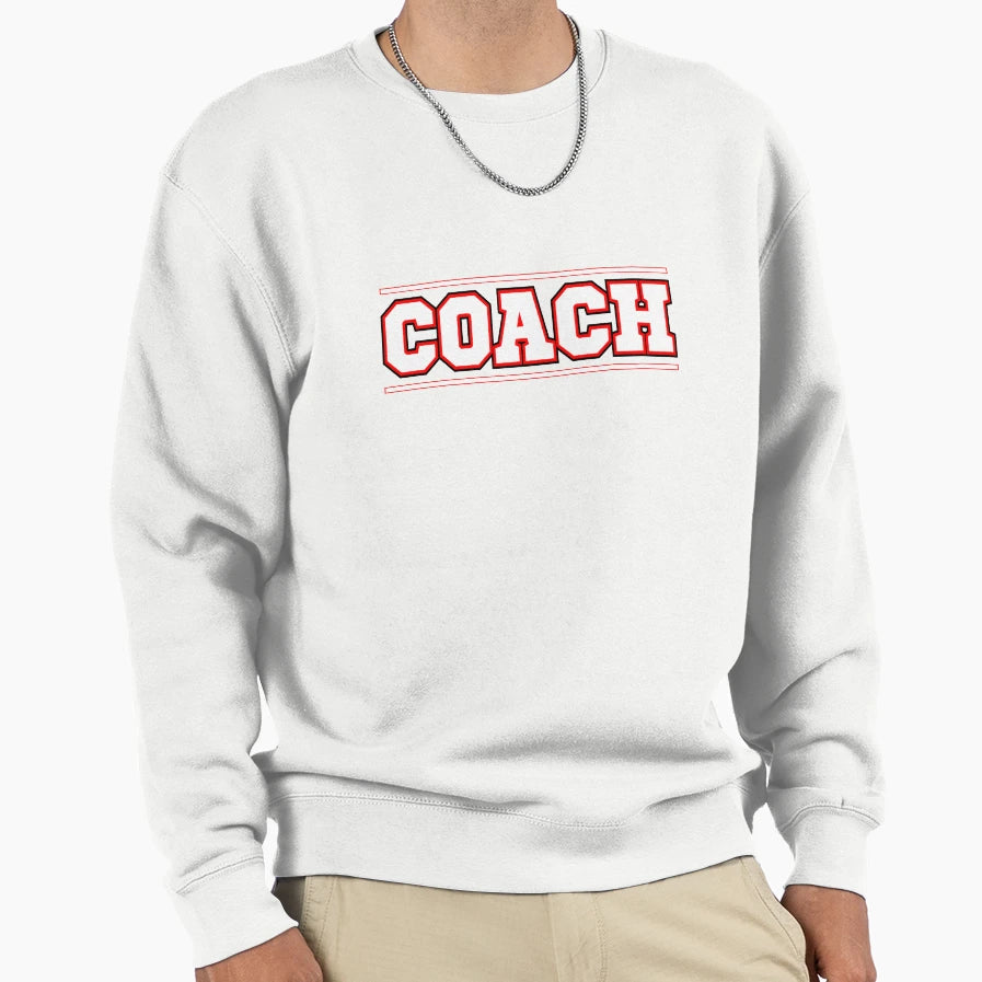Coach Sweatshirt - Trendy Graphic for Adults - T-Shirt, Sweatshirt, Hoodie