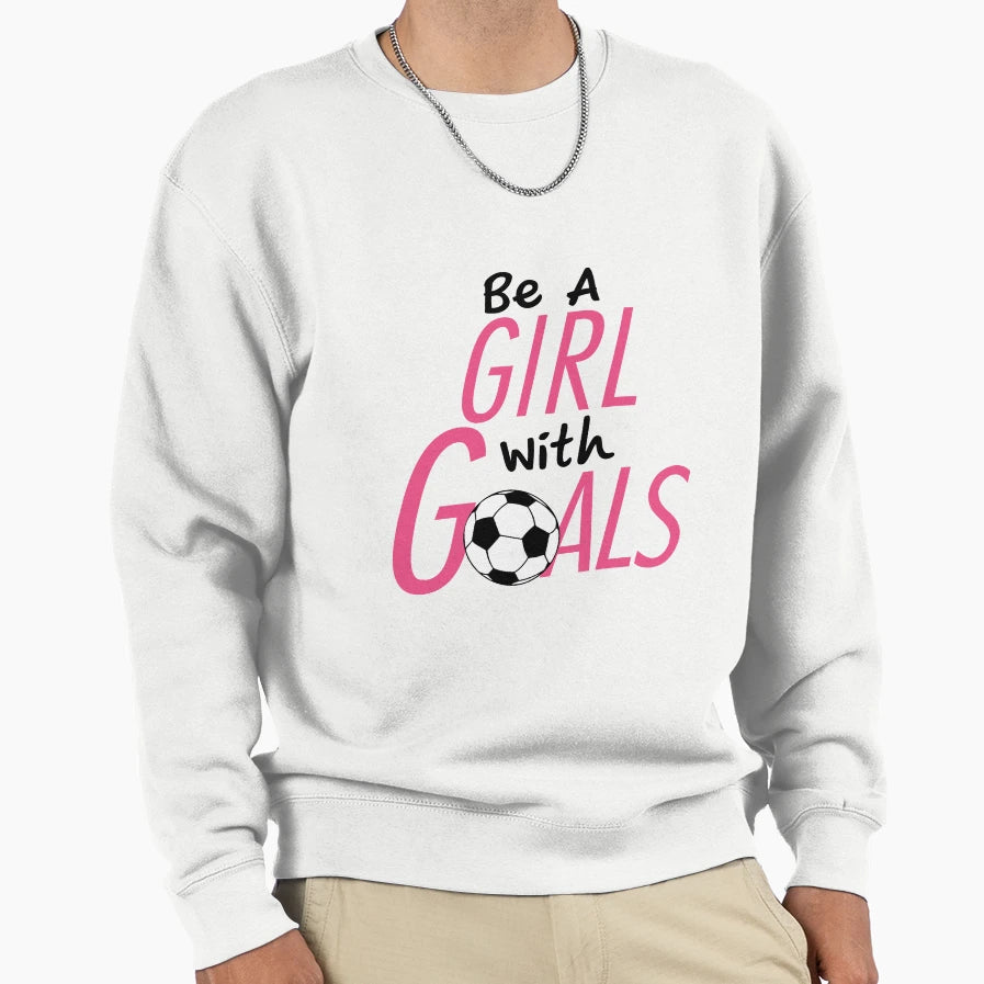 Soccer Be Goals Soccer Sweatshirt - Minimalist Print for Adults - T-Shirt, Sweatshirt, Hoodie