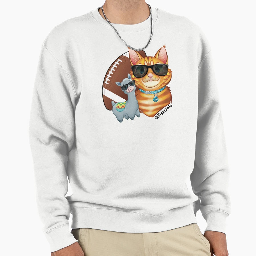 Jojo No Drama Football Cartoon Sweatshirt - Novelty Apparel for Adults - T-Shirt, Sweatshirt, Hoodie