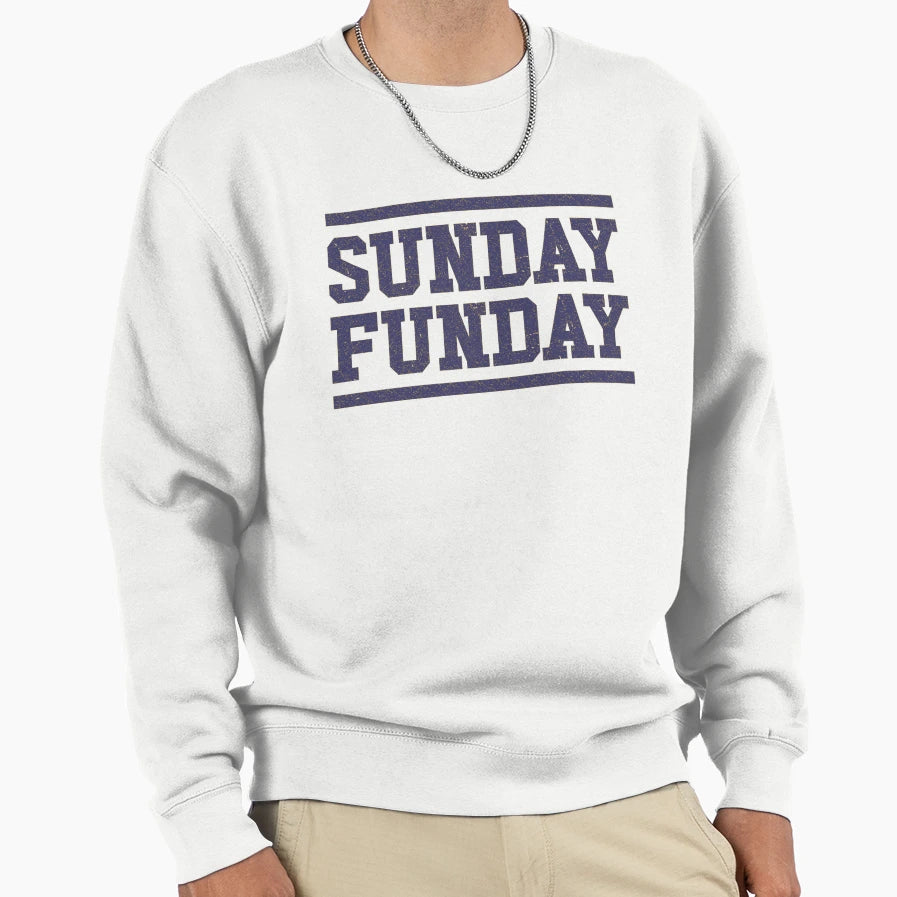Sunday Funday Ravens Sweatshirt - Casual Everyday Wear for Adults - T-Shirt, Sweatshirt, Hoodie