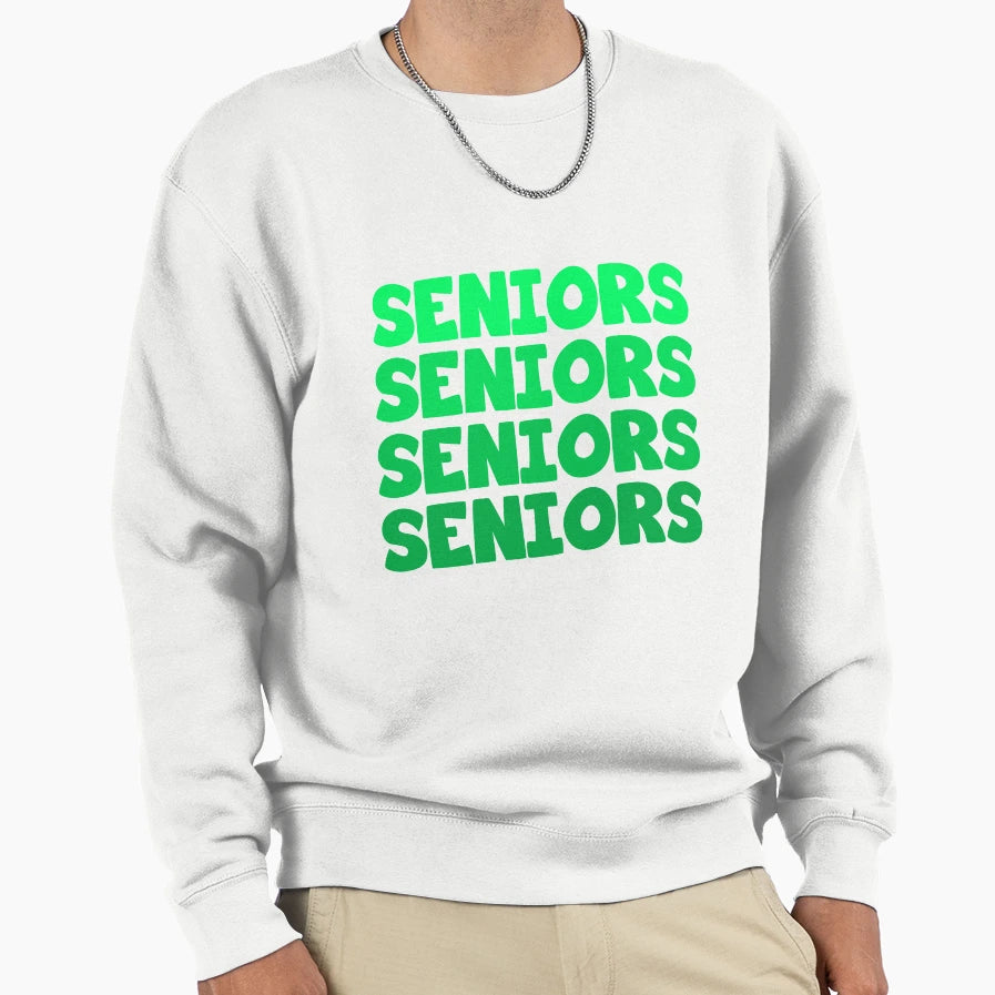 Ombre Seniors Green Sweatshirt - Trendy Graphic Men Women - T-Shirt, Sweatshirt, Hoodie